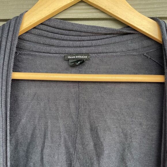 Club Monaco linen/silk blend cardigan - Picture 2 of 7